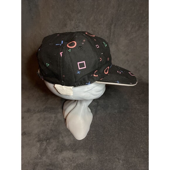 Y2K Rare Official Sony Playstation Hat Reversible Adjustable Strap Grey/Black - Picture 8 of 8
